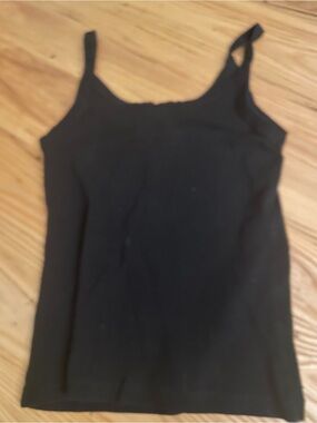 H&M Black Ribbed  Women's Camisole Tank Top
